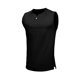 thumbnail image 4 of pstuiky Camisetas sin mangas para hombre, Camisa informal de color liso con cuello en V y botones sin mangas para hombre Tops elegantes para mujer xxl, 4 of 5