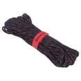 thumbnail image 1 of Parachute Rope, Soft and Strong Easy To Carry Paracord High Load Capacity  for Hiking Black,Black Red, 1 of 7