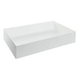 thumbnail image 3 of HUBERT Serving Tray White Acrylic - 16" L x 24" W x 4 1/4" H, 3 of 5