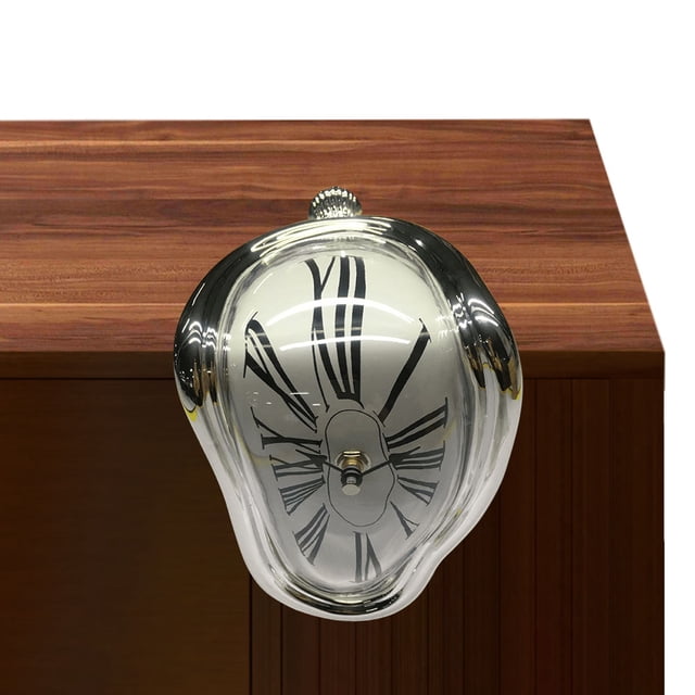 Reloj Pared Surrealista Salvador Dali 1485888 (oro)
