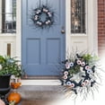 thumbnail image 7 of sruoe Halloween Decorations, Indoor Outdoor Halloween Decor, Artificial Wreaths, Halloween Decorations for Outside, Horror Party Decoration Door Hanging Wreath, 7 of 7