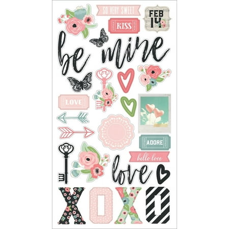 UPC: 0816502026369 | Romance Chipboard Stickers 6  X12  –