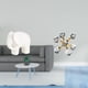 thumbnail image 2 of Figura decorativa de de cerámica con almohadillas antideslizantes para estantería o mesa. Adorno moderno de esfera burbuja para escritorio u, 2 of 7
