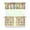 White-166, variant on Minimalist Botanical Cactus Kitchen Curtains Set, Cute Kawaii Cactus and Succulents Rod Pocket Tier and Valance, Desert Cactus Art Style, Light Filtering Panels