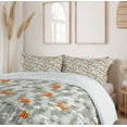 thumbnail image 6 of Ambesonne Animal Duvet Cover Sets, Fox in the Winter Forest, 2-King, Pale Sage Green Orange, 6 of 7