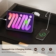thumbnail image 3 of SICOTAS Rattan Nightstands with Charging Station, USB Port, Boho Bedside Table with 2 Storage Drawers, End Table Side Table for Living Room, Bedroom - Black Oak, 3 of 12