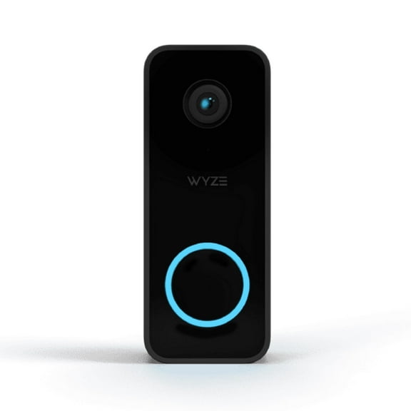 Wyze Video Doorbell v2, Wired, 2k Video, Two-Way Audio, Color Night Vision, Works with Chime and IP65 Weather Resistant, Compatible with Smart Assistants, Black