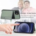 thumbnail image 3 of Case For FOXDOCK iPhone 12 Stand Function RFID Blocking Magnetic Card Holder Complete Camera Safety, 3 of 5