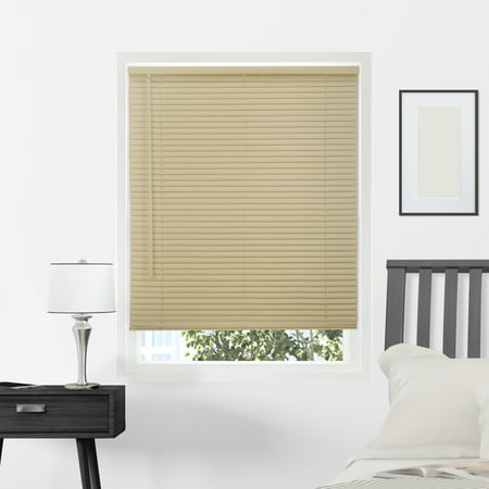 Chicology Cordless 1-Inch Mini Blinds, Smooth, Gloss Cappuccino (Commercial Grade) - 23