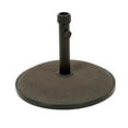 thumbnail image 2 of GDF Studio Gretna Outdoor 66 lbs Concrete Circular Umbrella Base, Brown and Black, 2 of 5