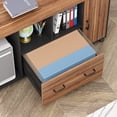 thumbnail image 4 of Tribesigns Executive Desk L Shape Office Desk with Drawer File Cabinet, 70 inch L Shaped Computer Desk with Storage Large Office Desk Set, Office Table with Filing Cabinet, Home Office Furniture Set, 4 of 5