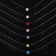 thumbnail image 3 of Round Cubic Zirconia Pendant Necklace Invisible Fishing Line Chain Jewelry for Women Girls Teens, 3 of 4