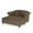 Brown/Dark Espresso, variant on GDF Studio Horeb Contemporary Indoor Fabric Tufted Double Chaise Lounge, Charcoal and Dark Brown