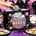 thumbnail image 2 of 2026 Graduation Gift Bag, The Last Disco Class of All-in-One Set with Greeting Card, Sticker, Envelope & Tissue Paper, Retro Party Wrap for High School, College, Girls, Seniors, 2 of 4
