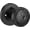 Black, variant on Klamerit Gold Door Knobs, Zinc Alloy Heavy Duty Privacy Door Knobs Interior, Vintage Interior Door Knobs with Lock for Bedroom, Bathroom, Study, Office
