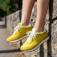 thumbnail image 6 of Cushionaire Kicks Fashion Sneakers for Women - Lightweight Non-Slip Lace Up Spring Shoes with Memory Foam Insole and Tread Outsole, 6 of 23