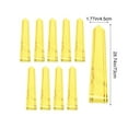 thumbnail image 3 of Plastic Ribbons 10-Pack Plastic Flower Ribbon Bows in Gold for DIY Wedding Christmas Birthday Party Decorations 1.77x27.56" JASKFLY, 3 of 8