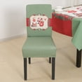 thumbnail image 2 of Skksst Christmas Dining Chair Slipcover Xmas Holiday Home Decoration Seat Protector, Set of 10, 2 of 7
