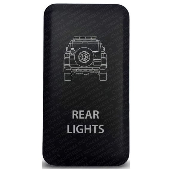 CH4X4 Toyota Push Switch FJ Cruiser Rear Lights Symbol - White LED