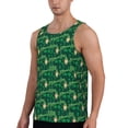 thumbnail image 2 of Cauagu St Patrick's Day9 Print Men's Sleeveless Muscle Shirts,Tank Tops Quick Dry Workout Tank Top Gym Muscle Tee Fitness Bodybuilding T Shirt for Men-XX-Large, 2 of 7