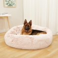 thumbnail image 2 of Calming Donut Dog Bed es Round Fluffy for Large Dogs -Anxiety Plush Machine Washable ( Large), 2 of 7
