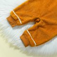 thumbnail image 6 of Cjfdfy Toddler Baby Boy Girl Gingerbread Man Custome Kids Newborn Baby Christmas Outfit Plush Jumpsuit Cute Hooded Romper Warm Fall Winter Holiday Xmas Clothes, 6 of 8