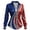 04-Red, variant on IWRICH Plus Size Patriotic Shirts for Women USA Flag 4th of July Outfits Button down Long Sleeve Tops Casual V Neck Tunic Blouses 09-Red XL