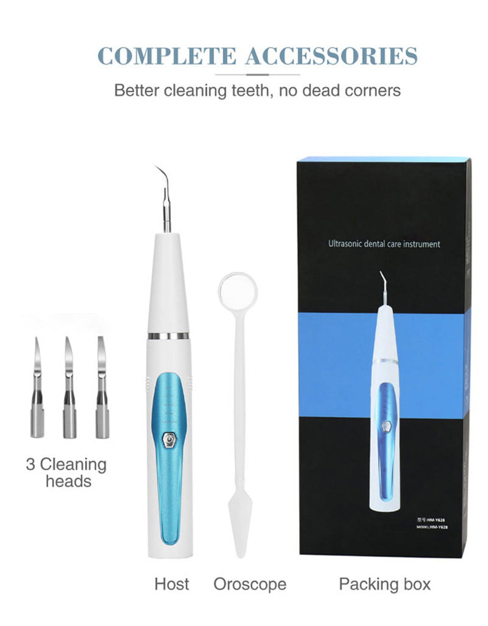 Dental Ultrasonic Tooth Cleaner Dental Plaque Remover Dental Cleaner Interdental Cleaning Dental Stone Removal Dental Whitening Tooth Care Tool