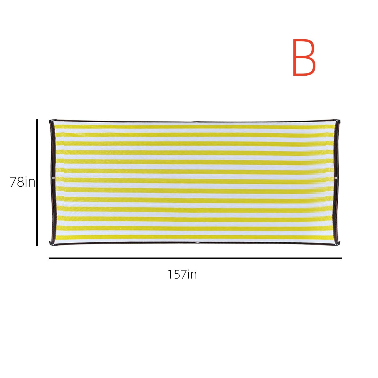 Nkmbld Shade Cloth with Grommets for Garden, Outdoor Sun Shade Plant Shade Tarps for Greenhouse, Plant, Chicken Coop, Garden & Backyard