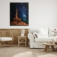 thumbnail image 3 of Stupell Industries Nebula & Desert Buttes Fairy Tales & Fantasy Photography Gallery Wrapped Canvas Print Wall Art, 36 x 48, 3 of 8