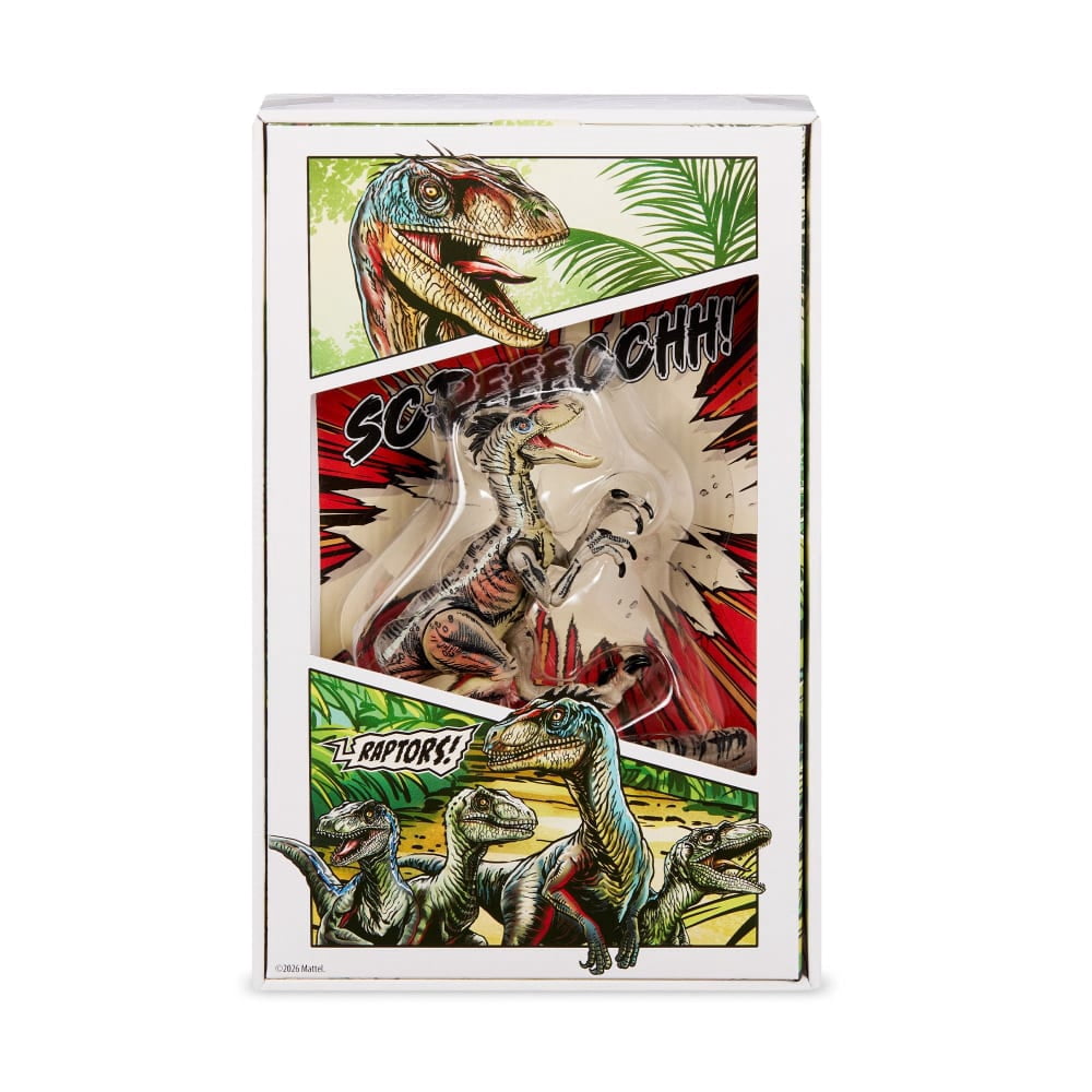 Jurassic World Hammond Collection Velociraptor Action Figure [Comic Style]