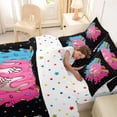 thumbnail image 5 of Erosebridal Watercolor Ice Cream Drip 7-Piece Twin Bedding Sets,Kids Baseball Ball Games Bedding Comforter Set For Boys,Reversible, 5 of 7