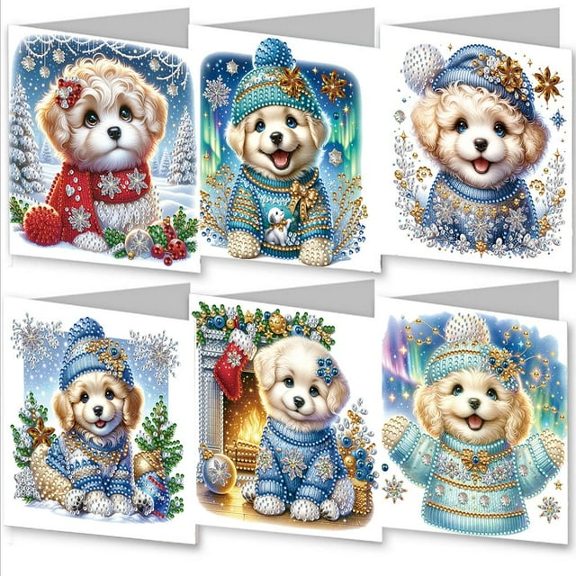 Christmas DIY Greeting Cards Set for Creating Memorable Holiday Moments with Diverse Festive Designs and Easy Instructions