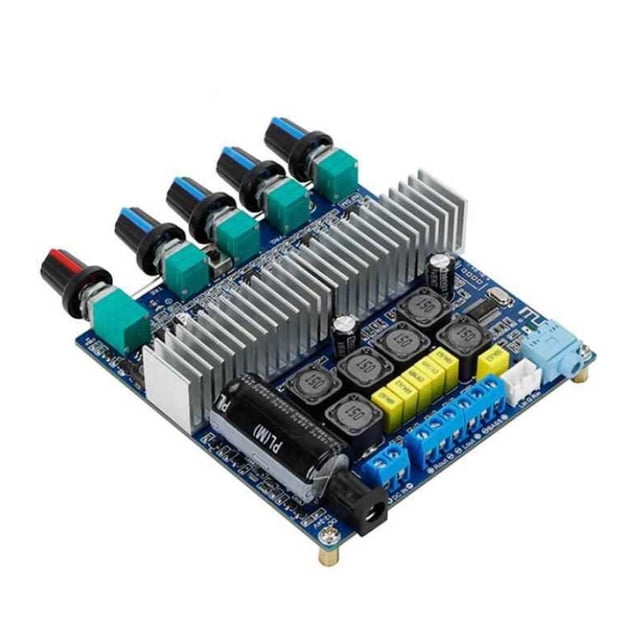 Amplificador de potencia Inteprter Módulo de audio inalámbrico DC 11-25V 101x100x25mm