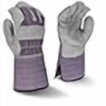 thumbnail image 3 of Radians Shoulder Gray Split Cowhide Double Leather Palm Gauntlet Glove, 3 of 4
