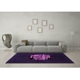 thumbnail image 3 of Ahgly Company Indoor Rectangle Abstract Purple Modern Area Rugs, 8' x 12', 3 of 4