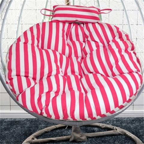 Cojines de silla de hamaca de Papasan gruesos, cojín de almohadilla suave con reposacabezas para el hogar, jardín, interior, exterior, silla colgante, asiento de columpio Fivean unisex
