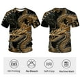 thumbnail image 4 of Rebaike Men's Dragon Graphic T-Shirt Anime-Inspired Fantasy All-Over Print Tee Shirt, 4 of 7