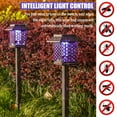 thumbnail image 3 of XZKING 4 Pack Solar Bug Zapper Outdoor Solar Powered Mosquito Zapper Mosquito Lamp Fly Zapper Repellent Lighting Stake Landscape Fixture for Garden Patio Pathway Backyard Camping, 3 of 8