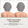 thumbnail image 2 of Naloa Houndstooth Black And White Adjustable Hair Bonnet for Sleeping, Hair Wrap Sleep Cap Turban for Women Men, Curly Straight Hair Long Large Braid Unisex, 2 of 6