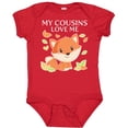thumbnail image 3 of Inktastic My Cousins Love Me Little Fox Boys or Girls Baby Bodysuit, 3 of 5