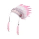 thumbnail image 4 of de Plumas Indio, Sombrero, Accesorio para El Cabello para Cosplay, Baile Y Presentaciones., 4 of 9