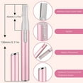 thumbnail image 3 of Yirtree Electric Eyebrow Trimmer Women Precision Face Razors Mini Shaver Battery Operated Small Face Hair Remover with Comb Personal Epilator, 3 of 8