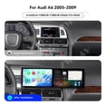 thumbnail image 4 of ZWNAV Dual 9.1 inch Screen Car Radio For Audi A6 2005-2009 Android 15 Multimedia Player GPS Navigation Auto DSP Stereo Host, 4 of 12