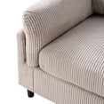 thumbnail image 5 of Lunale 82" Oversized Loveseat Sofa, Modern 2-Seater Cloud Couch for Living Room, Camel Corduroy, 5 of 6