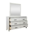 thumbnail image 2 of Denver Modern Style 6-Drawer Dresser Made with Wood in Rustic Natural(NO MIRROR), 2 of 6