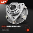 thumbnail image 3 of A-Premium Front Wheel Bearings and Hub Assembly Compatible with Hyundai Entourage 2007-2009 & Kia Sedona 2006-2012 2014, w/6-Lug, Replace # 515090, 3 of 9