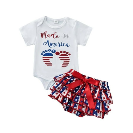 

Vakind One Piece Outfit Infant Short Sleeves Bow Bodysuits Girl with Dress Home Leisure