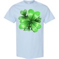 thumbnail image 3 of Inktastic Painted Clover Patch Shamrocks for St. Patricks Day T-Shirt, 3 of 5