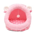thumbnail image 4 of Cama para gatos para gatos de interior, cama para dormir para perros, cama para mascotas, casa, nido para perros con cojín, refugio, portátil, suave, , oveja, METRO Yinane Nido Cama Casa, 4 of 8